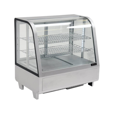WITRYNA CHŁODNICZA 100L 68X45X67 SREBRNA