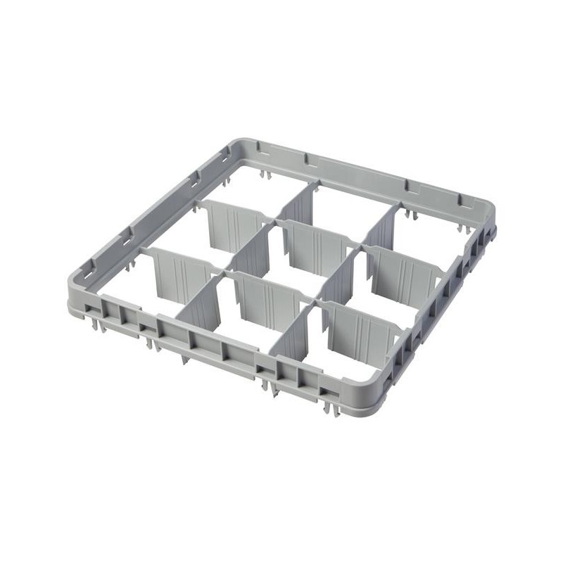 Nadstawka do koszy CAMBRO FULL DROP 500×500 mm szara, model E1 25 przegródek