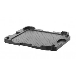 Adapter EPP do wózka CD4060 na pojemnik EPPMFBE122110, Cambro, czarny, 698x622xH70mm Wariant podstawowy