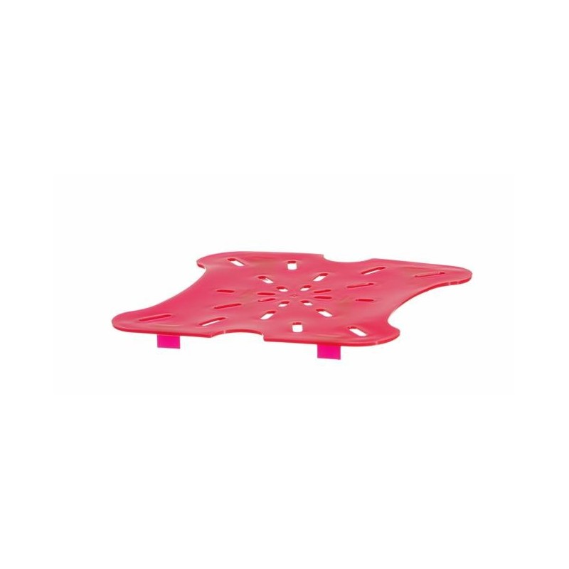 Ociekacz do pojemnika CamSquares Fresh Pro, Cambro, do pojemników 5,7l i 7,6l, czerwony, 187x181xH16mm Wariant podstawowy