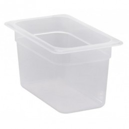 Pojemnik GN 1/4 z przezroczystego polipropylenu, Cambro, GN 1/4, transparentny, 162x265xH65mm 1,7 l