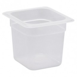 Pojemnik GN 1/6 z przezroczystego polipropylenu, Cambro, GN 1/6, transparentny, 162x176xH65mm 1,5 l