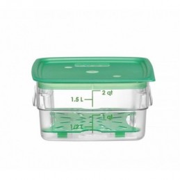 Pojemnik na żywność CamSquares Fresh Pro, Cambro, 1,9L, transparentny, 191x191xH98mm Wariant podstawowy