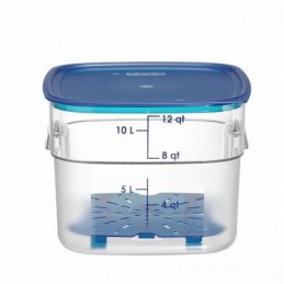 Pojemnik na żywność CamSquares Fresh Pro, Cambro, 11,4L, transparentny, 289x289xH216mm Wariant podstawowy