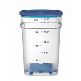 Pojemnik na żywność CamSquares Fresh Pro, Cambro, 22,8L, transparentny, 289x289xH401mm Wariant podstawowy