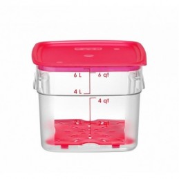 Pojemnik na żywność CamSquares Fresh Pro, Cambro, 5,7L, transparentny, 229x229xH180mm Wariant podstawowy