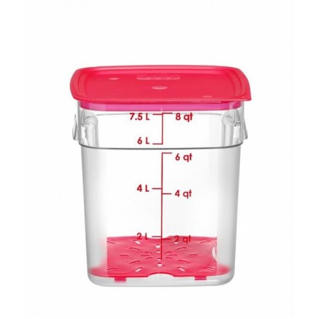 Pojemnik na żywność CamSquares Fresh Pro, Cambro, 7,6L, transparentny, 229x229xH243mm Wariant podstawowy