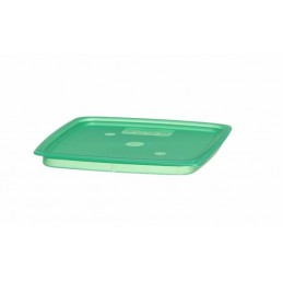 Pokrywka do pojemnika CamSquares Fresh Pro, Cambro, do pojemników 1,9l i 3,8l, zielony, 191x191xH19mm Wariant podstawowy