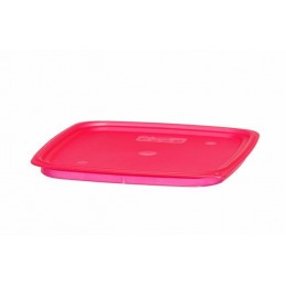 Pokrywka do pojemnika CamSquares Fresh Pro, Cambro, do pojemników 5,7l i 7,6l, czerwony, 229x229xH19mm Wariant podstawowy