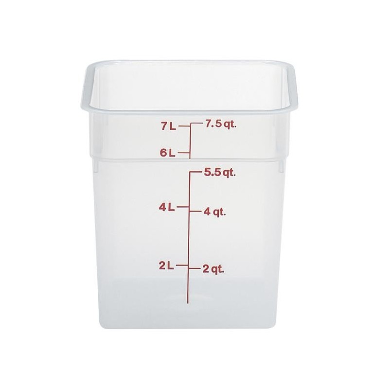 Przezroczysty pojemnik polipropylenowy na żywność CAMBRO CamSquare® 11,4 l