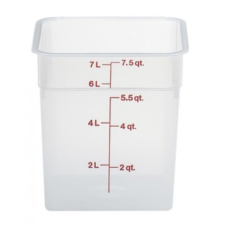 Przezroczysty pojemnik polipropylenowy na żywność CAMBRO CamSquare® 20,8 l