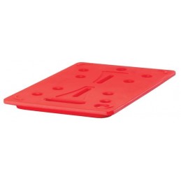 Element grzewczy Cambro CAM GOBOX Camwarmer®, czerwony GN 1/2 - 325x265xH30 mm