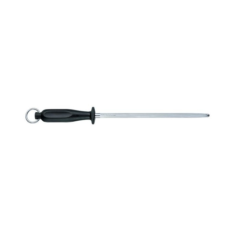 Victorinox Fibrox Ostrzarka stalowa, okrągła, 23 cm, czarna Wariant podstawowy