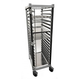 Wózek Camshelving do transportu pojemników, 18 × 600×400, Cambro, 516x783xH171mm Wariant podstawowy