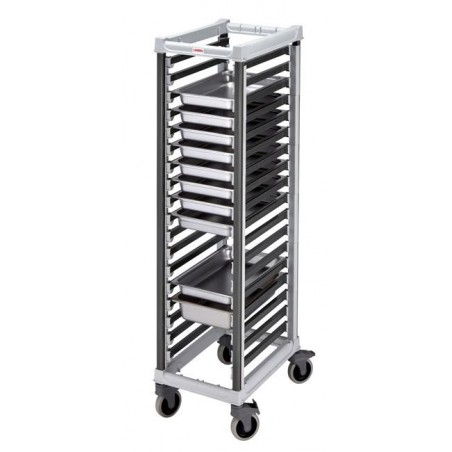 Wózek Camshelving do transportu pojemników, 18 × GN 1/1, Cambro, 730x438xH171mm Wariant podstawowy