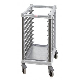 Wózek Camshelving do transportu pojemników, 9 × 600×400, Cambro, 516x783xH101mm Wariant podstawowy