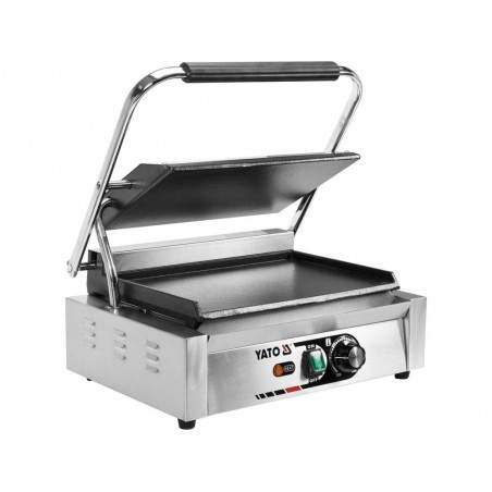 ELEKTRYCZNY GRILL KONTAKTOWY PANINI W PEŁNI PŁASKI 44CM 2,2KW