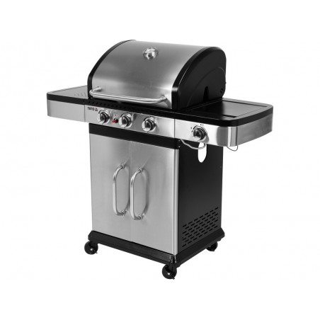 GRILL GAZOWY 3+1 STAL NIERDZEWNA 11,2KW