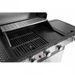 GRILL GAZOWY 3+1 STAL NIERDZEWNA 11,2KW