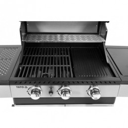 GRILL GAZOWY 3+1 STAL NIERDZEWNA 11,2KW