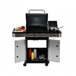 GRILL GAZOWY 3+1 STAL NIERDZEWNA 11,2KW