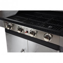 GRILL GAZOWY 4+1 STAL NIERDZEWNA 14,2KW