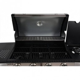 GRILL GAZOWY 4+1 STAL NIERDZEWNA 14,2KW