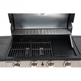 GRILL GAZOWY 4+1 STAL NIERDZEWNA 14,2KW