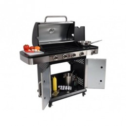 GRILL GAZOWY 4+1 STAL NIERDZEWNA 14,2KW