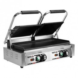 PODWÓJNY GRILL KONTAKTOWY RYFLOWANY 58CM, 3,6KW