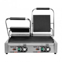 PODWÓJNY GRILL KONTAKTOWY RYFLOWANY 58CM, 3,6KW