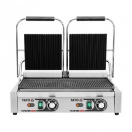 PODWÓJNY GRILL KONTAKTOWY RYFLOWANY 58CM, 3,6KW
