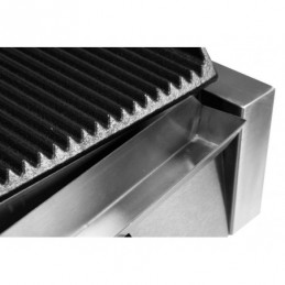 PODWÓJNY GRILL KONTAKTOWY RYFLOWANY 58CM, 3,6KW