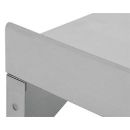 PÓŁKA WISZĄCA Z RANTEM POJEDYNCZA 900X300X180MM