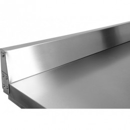 SKŁADANY STÓŁ PRZYŚCIENNY Z PÓŁKĄ 1200X600XH850+100MM