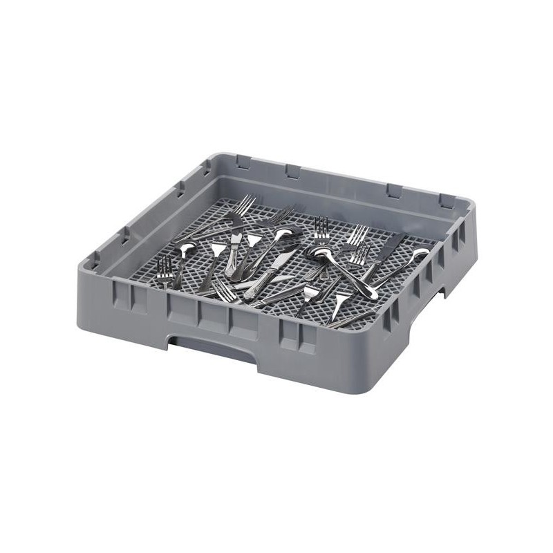 Kosz na sztućce CAMBRO CAMRACK® do zmywarek 500×500 mm, szary Wariant podstawowy
