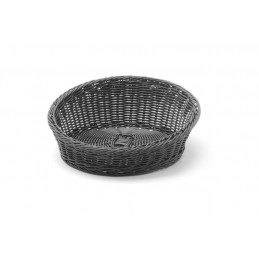 Kosz skośny okrągły, czarny, śr  310 mm Wariant podstawowy