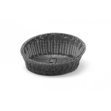 Kosz skośny okrągły, czarny, śr  310 mm Wariant podstawowy