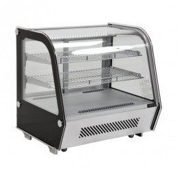 WITRYNA CHŁODNICZA 120L 68X56X66 SREBRNA