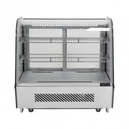 WITRYNA CHŁODNICZA 120L 68X56X66 SREBRNA