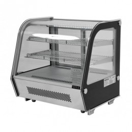 WITRYNA CHŁODNICZA 120L 68X56X66 SREBRNA