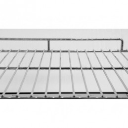 WITRYNA CHŁODNICZA 120L 68X56X66 SREBRNA