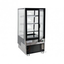 WITRYNA CHŁODNICZA 300L 65X80X144 CZARNA