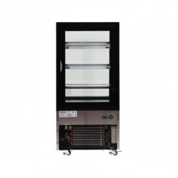 WITRYNA CHŁODNICZA 300L 65X80X144 CZARNA