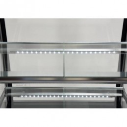 WITRYNA CHŁODNICZA 300L 65X80X144 CZARNA