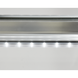 WITRYNA CHŁODNICZA 300L 65X80X144 CZARNA