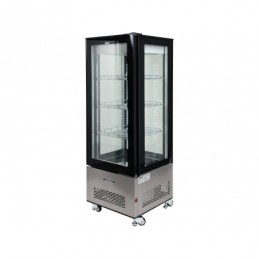 WITRYNA CHŁODNICZA 400L 65X65X190 CZARNA