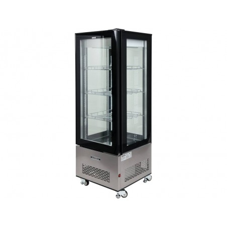 WITRYNA CHŁODNICZA 400L 65X65X190 CZARNA