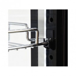WITRYNA CHŁODNICZA 400L 65X65X190 CZARNA