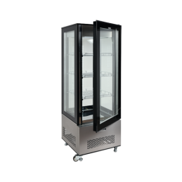 WITRYNA CHŁODNICZA 400L 65X65X190 CZARNA